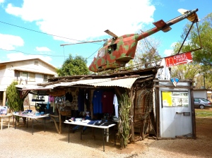Outback souvenir shop.